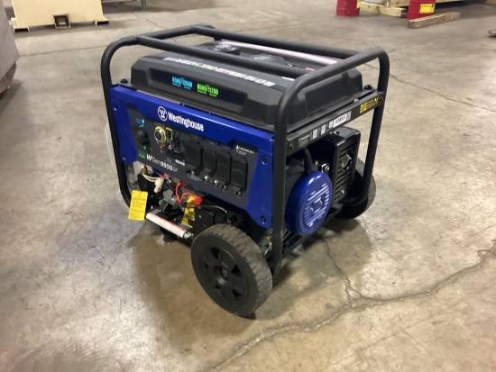 (Inv.140) Westinghouse Model WGen9500DF Dual Fuel 9500-Watt Electric Start Generator, New Unused