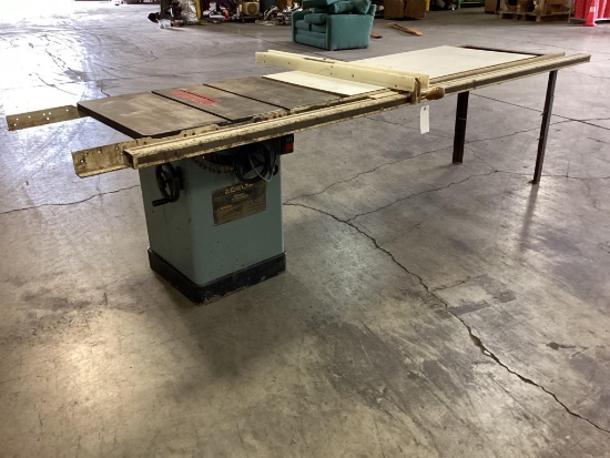 (Inv.71) Delta Model 34-806- 10" Tilting Arbor Table Saw With Biesemeyer Fence