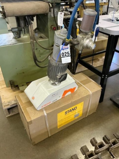 Steff Powerfeeder w/ stand, NEW, Pneumatic powered