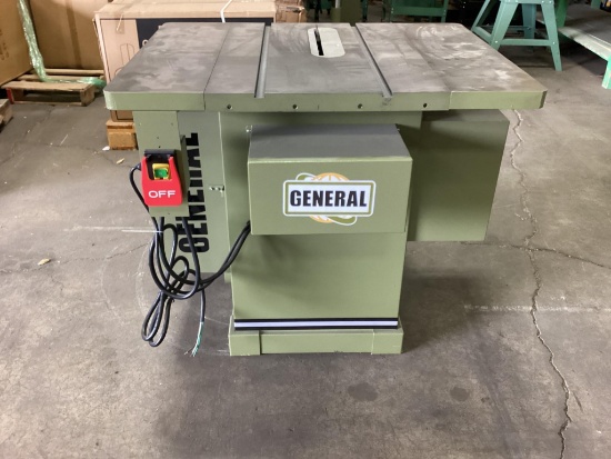 (Inv.123) New Unused General Model 850 M1 Table Saw