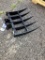 New Unused Miva Mini Excavator Rake Attachment