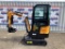 New Unused Miva Model VA13C Mini Excavator, Enclosed Cab, Aux. Hydraulics, 13.5 Hp Gas Engine