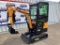 New Unused Miva Model VA13C Mini Excavator, Enclosed Cab, Aux. Hydraulics, 13.5 Hp Gas Engine