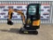 New Unused Miva Model VA13C Mini Excavator, Enclosed Cab, Aux. Hydraulics, 13.5 Hp Gas Engine
