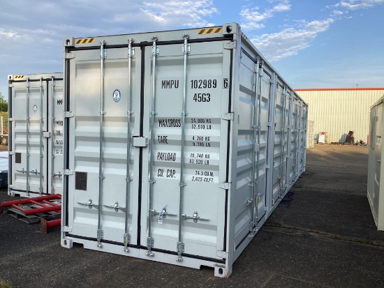 New 1 Trip 40' High Cube Multi Door Shipping Container
