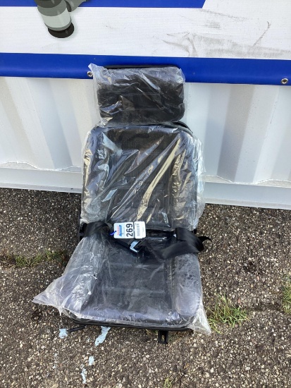 New Unused Equipment Seat with Seatbelt