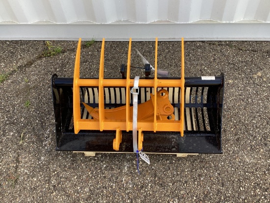New Unused Miva Mini Excavator Attachment Set, 32" Sand Bucket, Ripper And Rake