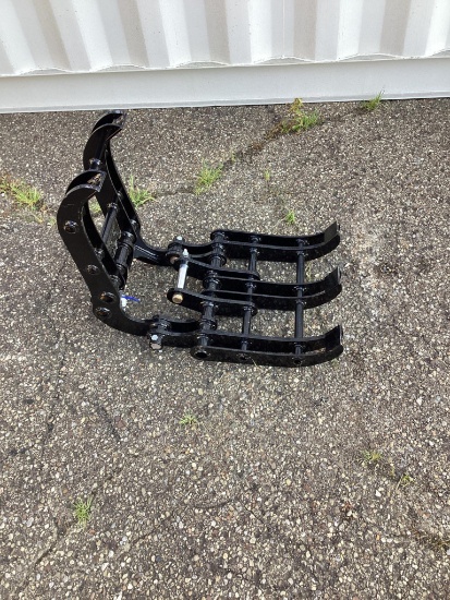 New Unused Miva Mini Excavator Grapple Attachment