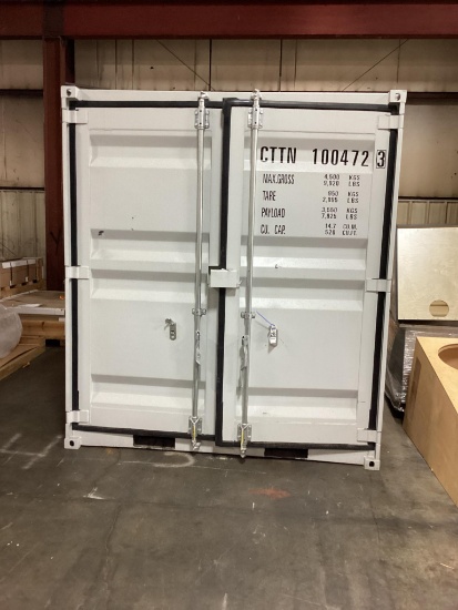 NEW 1 Trip 12' Site Storage Steel Container With Side Door and Reinforced Window