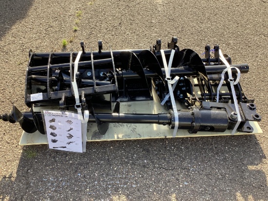 New Unused Miva 9 Pc. Mini Excavator Attachment Set