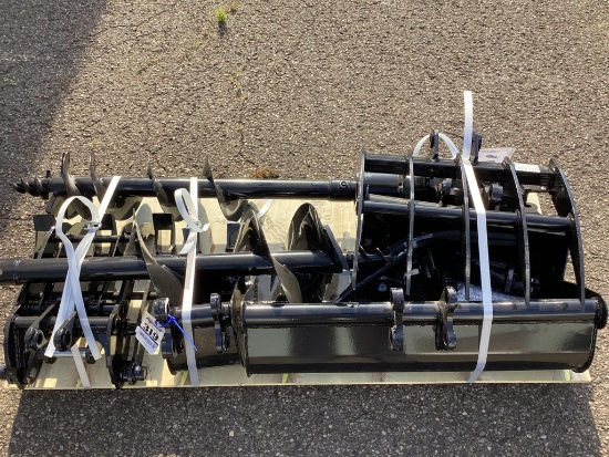 New Unused Miva 9 Pc. Mini Excavator Attachment Set