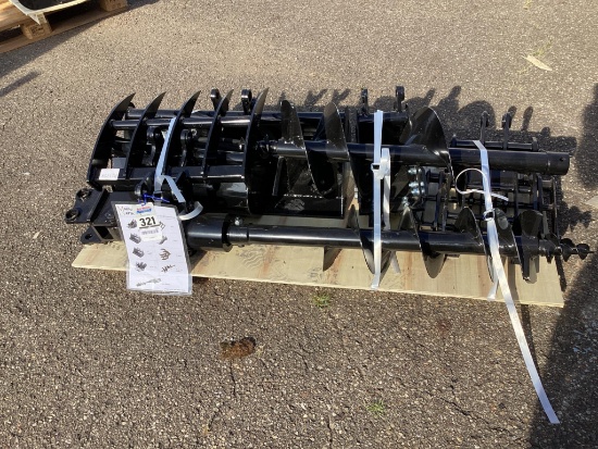 New Unused Miva 9 Pc. Mini Excavator Attachment Set