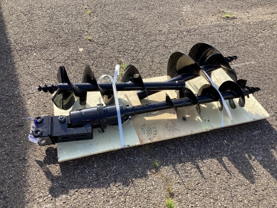 New Unused Miva Auger Bit Set for Mini Excavator