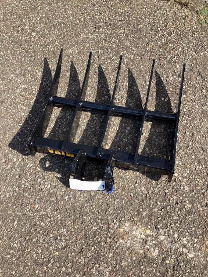 New Unused Miva Mini Excavator Rake Attachment