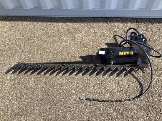 New Unused Miva Sickle Bar Mower Mini Excavator Attachment