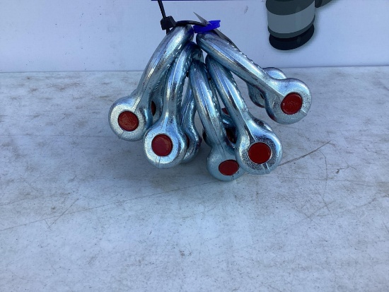 5 New Unused 6 1/2 T Shackles 7/8" Pin