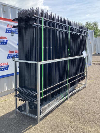 200 Ft. New Unused Fens Model FEN20 Galvanized Steel Fence