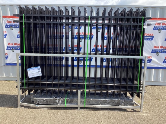200 Ft. New Unused Fens Model FEN20 Galvanized Steel Fence