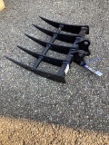 New Unused Miva Mini Excavator Rake Attachment