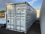 New 1 Trip 40' High Cube Multi Door Shipping Container