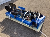 New Unused GiYi Hydraulic Auger Skid Loader Attachment Set