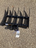 New Unused Miva Mini Excavator Rake Attachment