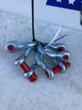 4 New Unused 8 1/2 T Shackles 1
