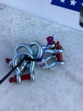 5 New Unused 6 1/2 T Shackles 7/8