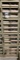 4 Unit Hillman Hardware Bolt Display with Contents, Filled With Various Sizes of Lag Bolts