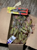 Box Lot Fuller Flat and Phillips Screw Drivers, Fuller Aviation Snips