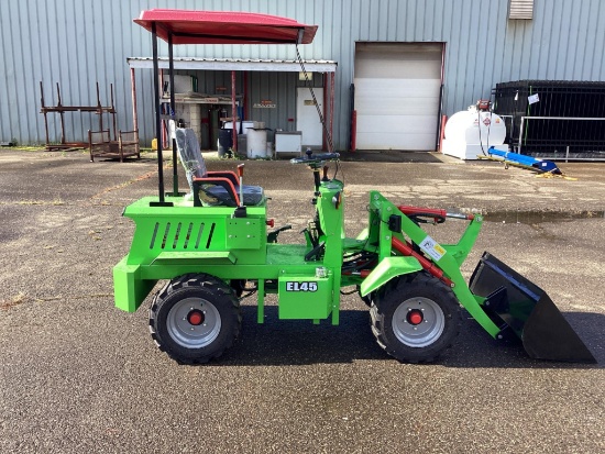 New Unused Fland EL45 Electric Wheel Loader, 4 Wheel Drive, Lights, turn Signal,