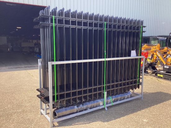 New Unused Fens Model FEN20 Galvanized Steel Fence