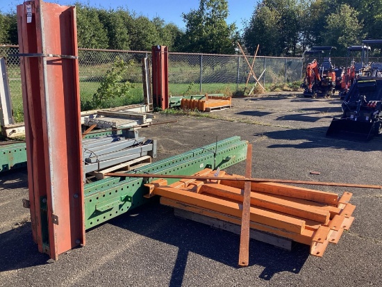 Heavy Duty Cantilever Rack 12' High with 10 - 60" Support Arms