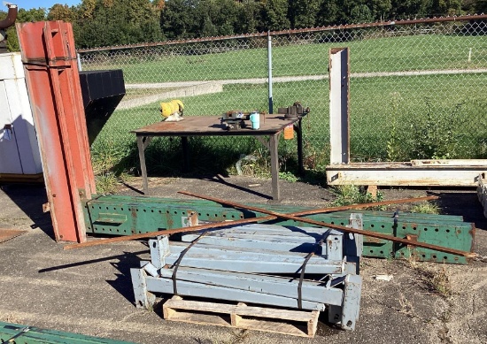 Heavy Duty Cantilever Rack 12' High with 14 - 48" Support Arms