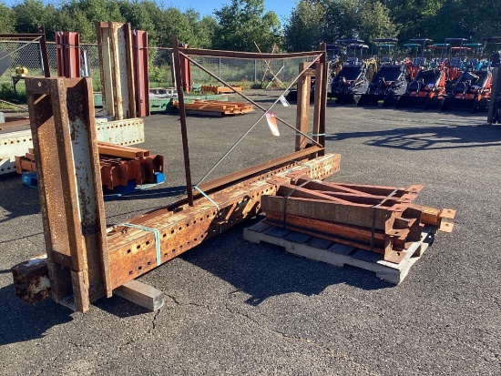 Heavy Duty Cantilever Rack 12' High with 10 - 39" and 4 - 44" Support Arms