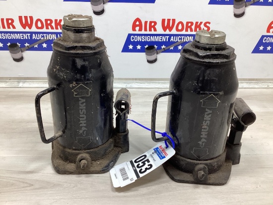 2 Husky 20 Ton Bottle Jacks