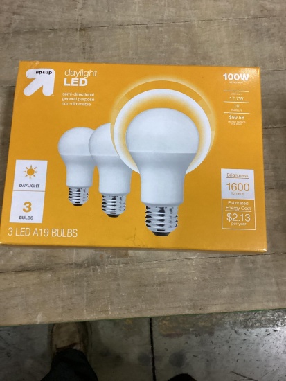360 - 100W LED replacement Bulbs, 5 Cases Of 72 Per Case