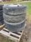4 - 11R22.5 Tires With Rims