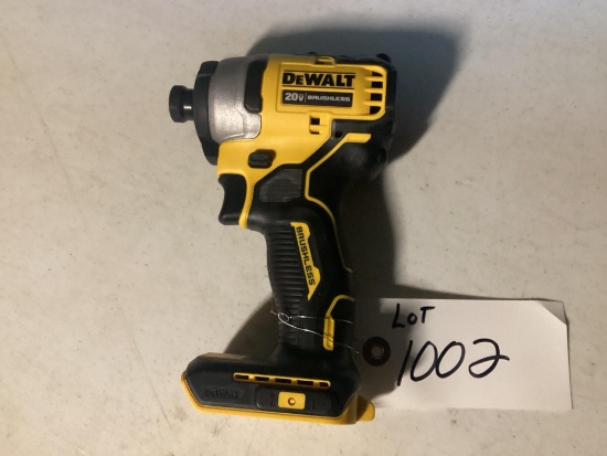 New Unused Dewalt Model DCF809 1/4" Impact Driver, 20 Volt, Brushless Motor