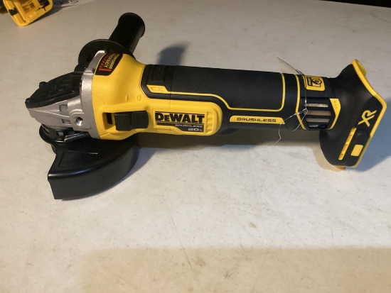 New Unused Dewalt Model DCG405 4 1/2" Grinder, 20 Volt, Brushless Motor