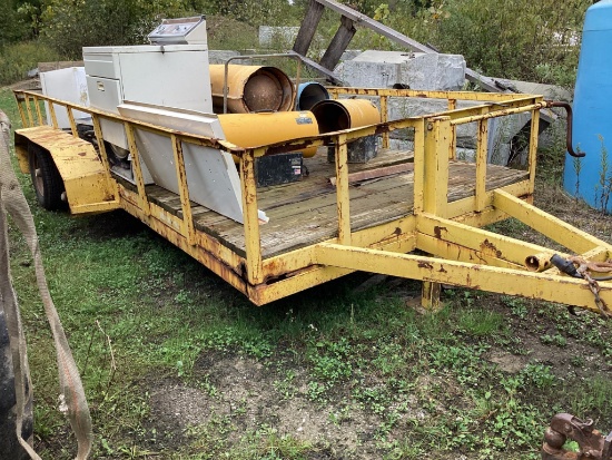 7' x 18' Trailer, No Title, Will Need Some TLC, Contents Not Included