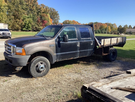 1999 Ford F-350 Pickup Truck, VIN # 1FTWW33F1XEB45040, 292,872 Miles, Needs Transmission