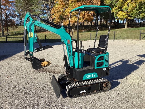 2023 AGT Model QH12 Mini Excavator, 16" Digging Bucket, Aux. Hydraulics, 15 Hp Briggs and Stratton