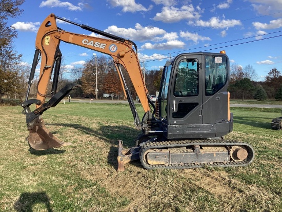 2019 Case CX60C Hydraulic Excavator, 1,957 hours, EROPS, with heat ac,