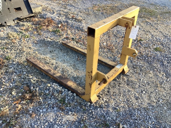 King Kutter Model PM-15-Y 3 Point Hitch Pallet Forks