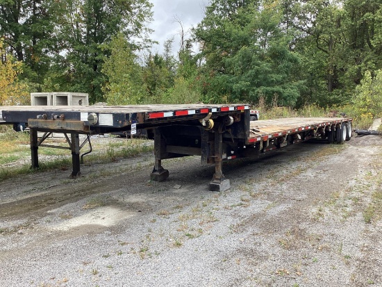 2011 Transcraft Trailer, VIN # 1TTE482S9B3381988, 48' Step Deck, In Floor D Rings