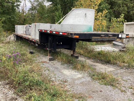 2011 Transcraft Trailer, VIN # 1TTE482S7B3381987, 48' Step Deck, In Floor D Rings