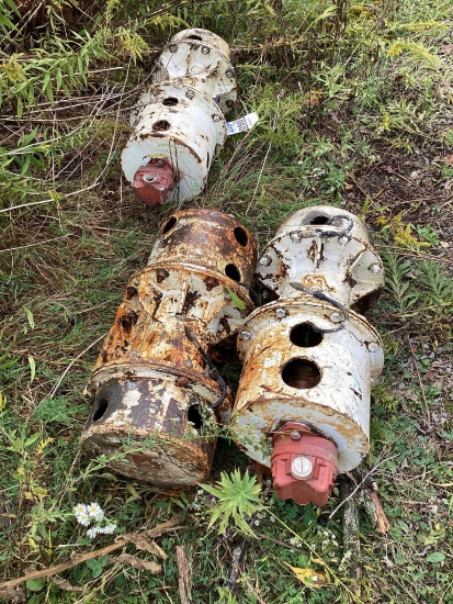 3 Hydraulic Vibrators, Condition Unknown