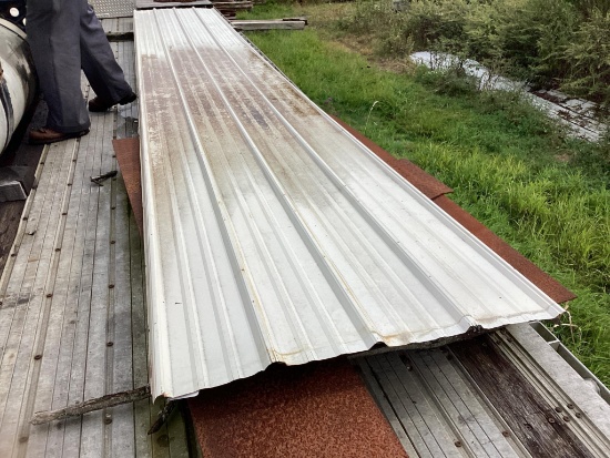 21' Used Steel Roofing Panel