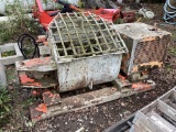 Concrete Mixer With Honda Engine, Fork Pockets